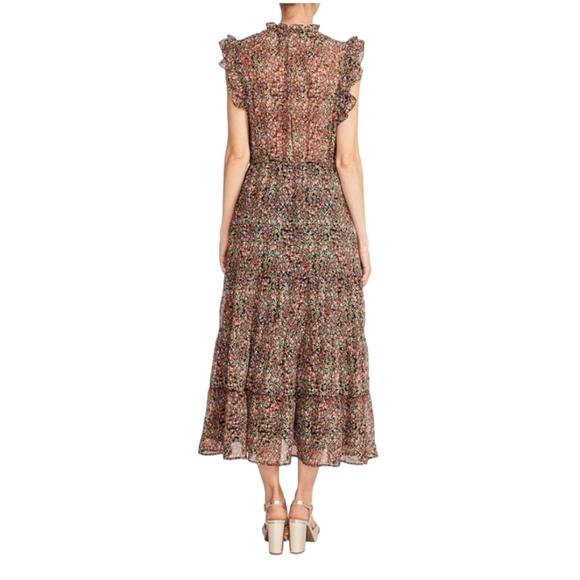 BB Dakota Steve Madden Ditsy MAxi Dress Floral Flowy Feminine - Picture 3 of 15